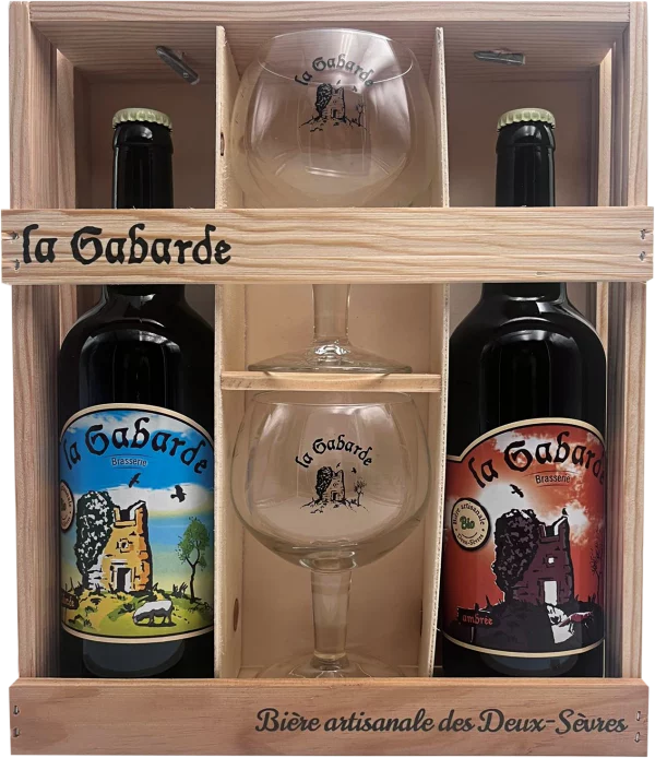 Coffret collection - 2 x 75 cl + 2 verres